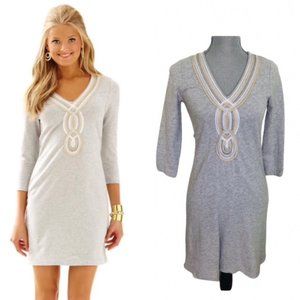 Lilly Pulitzer Clarkson gray dress small